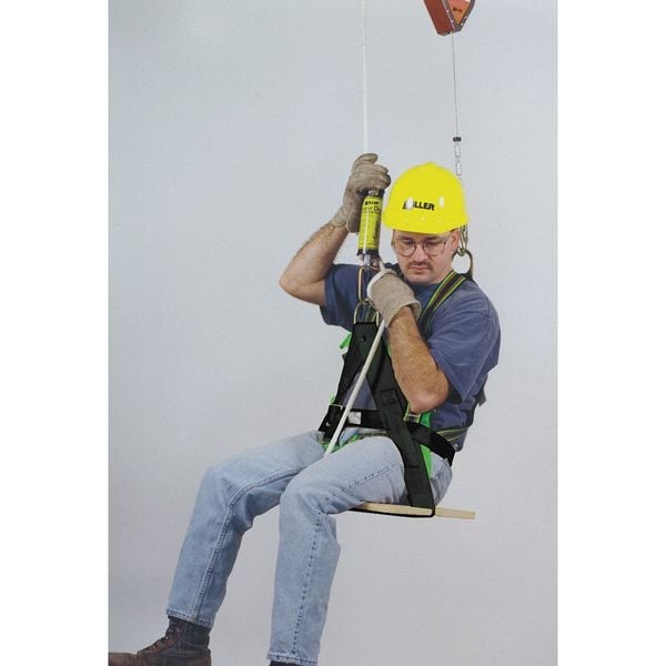 MILLER BY HONEYWELL 6004NS/BK Boatswain Chair, Black, 12x24x1 In. eBay