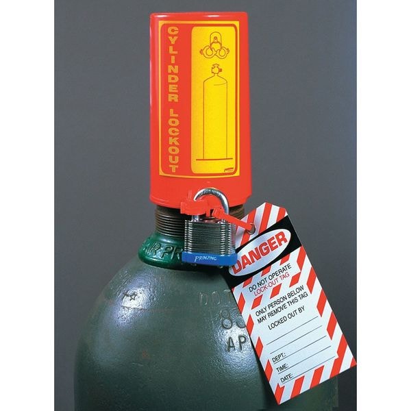 Gas Cylinder Lockout,6 L X 3-1/2 In