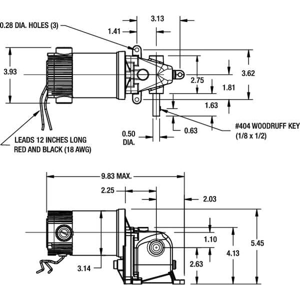 DC Gearmotor, 228.0 In-lb Max. Torque, 10 RPM Nameplate RPM, 90V DC Voltage