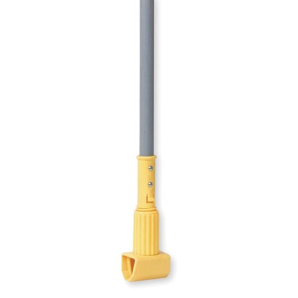 60 Clamp On Wet Mop Handle, Gray, Fiberglass