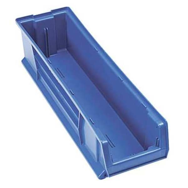 Storage Bin, Blue, Polypropylene/Polyethylene, 29 7/8 In L X 11 In W X 10 In H