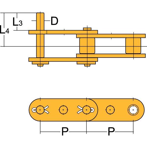 Connecting Roller Link,D-1 Attachment