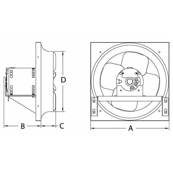 Exhaust/Supply Fan, 16 In