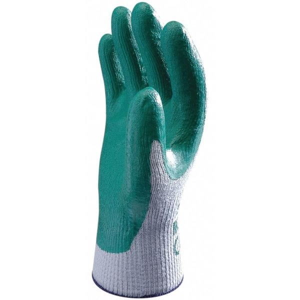 Cut Res Gloves,Nitrile,L,Gray/Green,PR