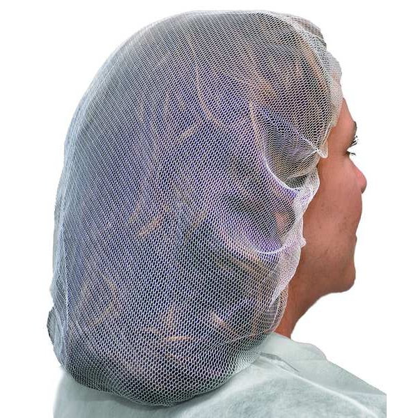 Hairnet,White,21 In,PK1000