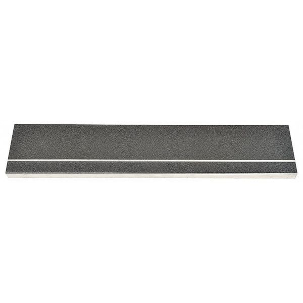 Stair Tread Cover, Black, 48 In. W, Alum