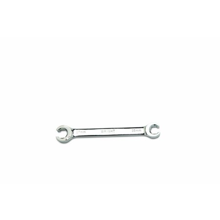 Flare Nut Wrench 6 Point Metric Satin - -  WRIGHT TOOL, 16-21MM