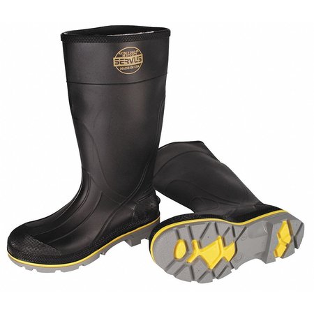 Steel-Toe Rubber Boots, Servus XTP, 15 in H, Knee, Black, Men's, Size 12 -  HONEYWELL SERVUS, 75109/12