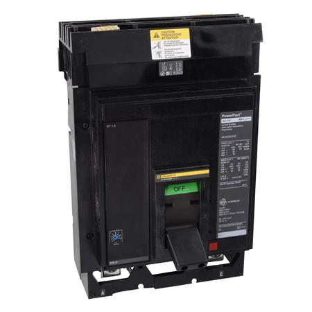 Circuit Breaker,PowerPact M,electronic, 400 A, 600V AC, 3 Pole, I-Line Bracket Mounting Style -  SQUARE D, MGA36400
