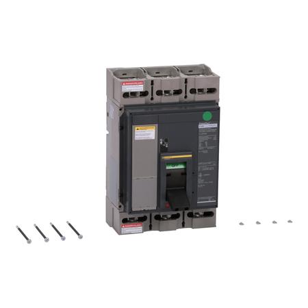 Molded Case Circuit Breaker, 800, 600VAC, 3 Pole -  SQUARE D, PJL36000S80