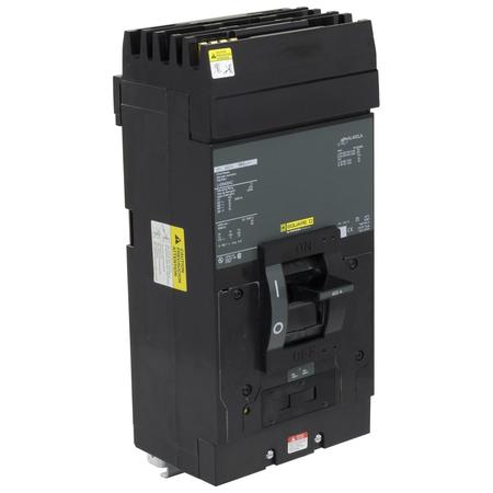 Molded Case Circuit Breaker, 400, 600VAC, 3 Pole, I-Line Mounting Style -  SQUARE D, LH26400AC