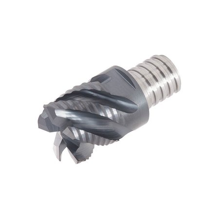 Solid End Mill Head,VEE160L12.0C40R,PK2 -  TUNGALOY, 6859455