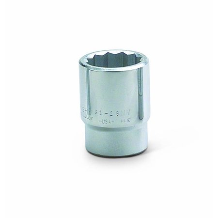 3/4 in Drive, 29mm 12 pt Metric Socket, 12 Points -  WRIGHT TOOL, 61-29MM
