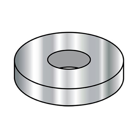 Flat Washer, Fits Bolt Size 5/8X1 1/2X.08 in ,18-8 Stainless Steel Plain Finish, 500 PK -  ZORO SELECT, 6224WF188