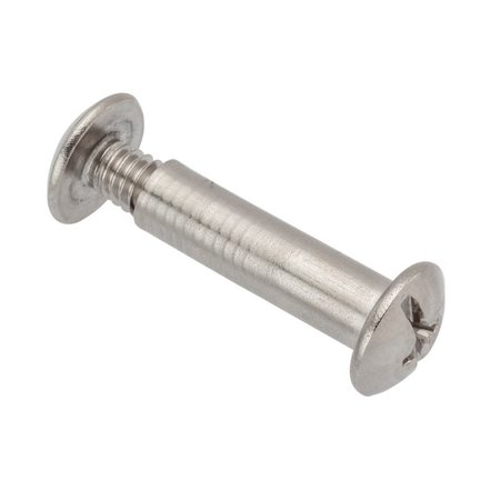 Combo Barrel/Screw, #8-32, 3/4 to 7/8 in Brl Lg, 13/64 in Brl Dia, 18-8 Stainless Steel Unfinished -  AMPG, Z4128SSPAK