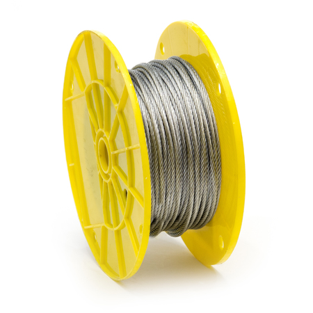 1/8 in. x 500 ft. Galvanized Aircraft Cable 7x7 Construction -  KINGCHAIN, 503772
