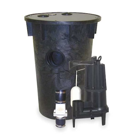 Zoeller Simplex Sewage Package System, 115V 912-0121 | Zoro.com