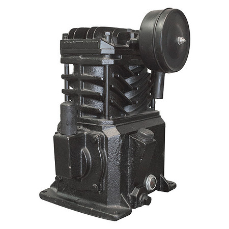 Air Compressor Pump, 2 hp, 3 hp, 1 Stage, 8.5 oz Oil Capacity, 2 Cylinder -  SPEEDAIRE, 2WGX7