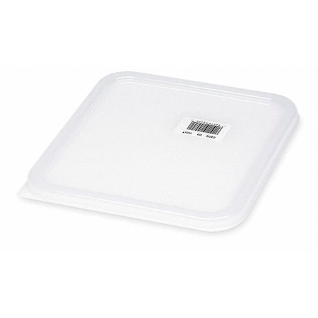 Rubbermaid Square Storage Container Lid, White FG650900WHT | Zoro.com