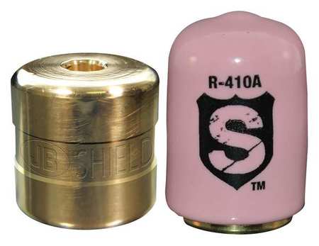 Refrigerant Cap Locks,1/4 in,R-410A,PK12 -  JB INDUSTRIES, SHLD-P12