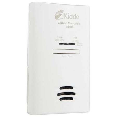 Carbon Monoxide Alarm, Electrochemical Sensor, 85 dB @ 10 ft Audible Alert -  KIDDE