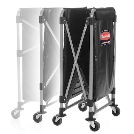 Rubbermaid Collapsible Basket X-Cart, 8 Bu. Cap. 1881750 | Zoro.com