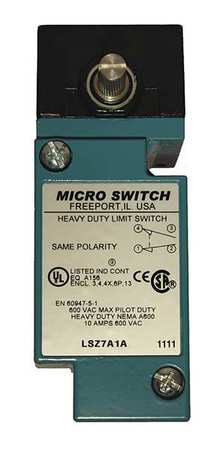 Limit Switch Head,Rotary,Top,4 in.-lb -  HONEYWELL MICRO SWITCH, LSZ7A1A