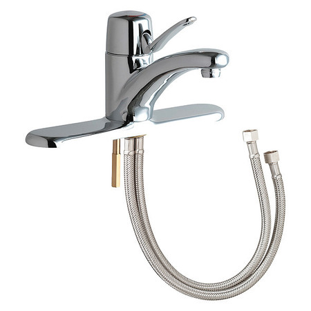Single Handle 8"" Mount, Bathroom Faucet, Chrome plated -  CHICAGO FAUCET, 2200-8ABCP