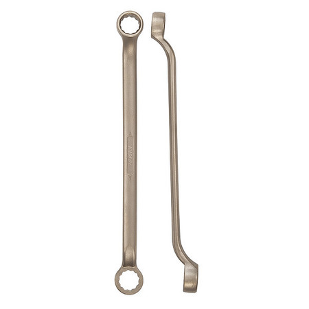 Dbl Box Wrench,Non-Spark,1-1/8x1-5/16 in -  AMPCO SAFETY TOOLS, W-3260