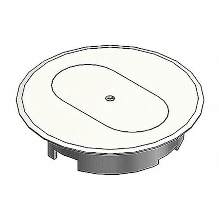floor box pvc round ivory cvr duplex carlon zoro