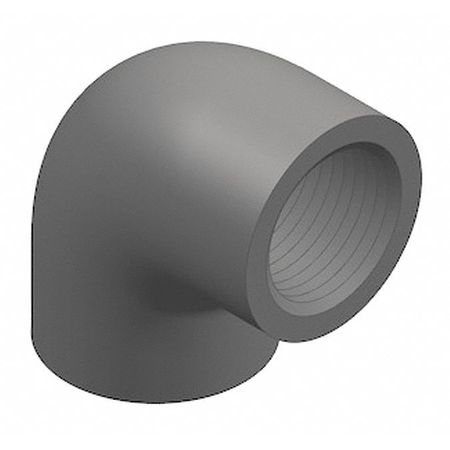 CPVC Elbow, 90 Degrees, Schedule 80, 3/8"" Pipe Size, FNPT x FNPT -  ZORO SELECT, 9808-003
