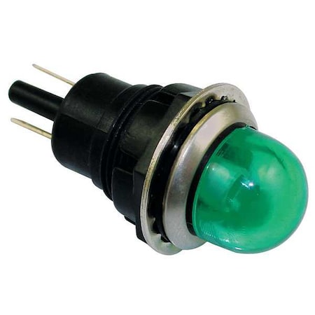 Dayton Raised Indicator Light, Green, 120V 22NY61 | Zoro.com