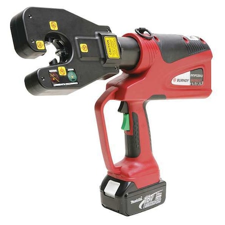 Burndy Battery Operated 4 Point Crimping Tool PAT4PC834LI | Zoro.com