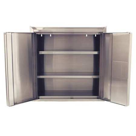 18 ga. 304 Stainless steel Wall Storage Cabinet, Stationary -  JAMCO, KS130