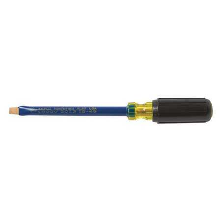 Non-Sparking Insulated Slotted Screwdriver 5/16 in Round -  AMPCO SAFETY TOOLS, IS-49