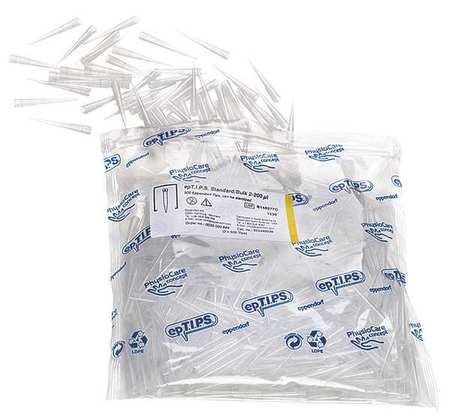 Pipetter Tips,2 to 200uL,PK1000 -  EPPENDORF, 022492039