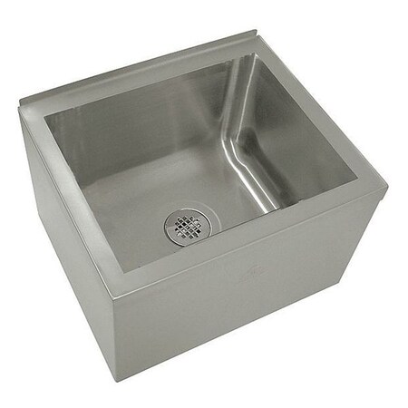 Advance Tabco Mop Sink, Stainless Steel, Silver, Bowl Size 20