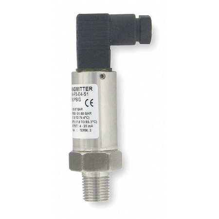 Dwyer Instruments Pressure Transducer, 0 to 100 PSI, +/-1Pct 628-10-GH ...