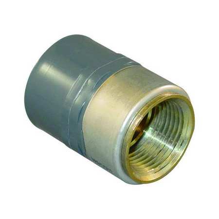 CPVC Female Connector, Schedule 80, 1/2"" Pipe Size, FNPT x Socket -  ZORO SELECT, 835-005CBR