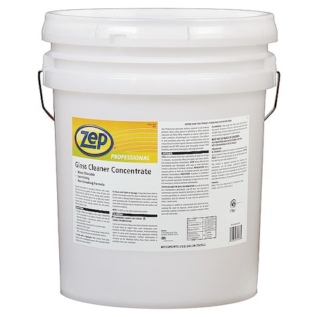 Zep Professional Glass Cleaner, 5 gal., Blue R04535 | Zoro.com