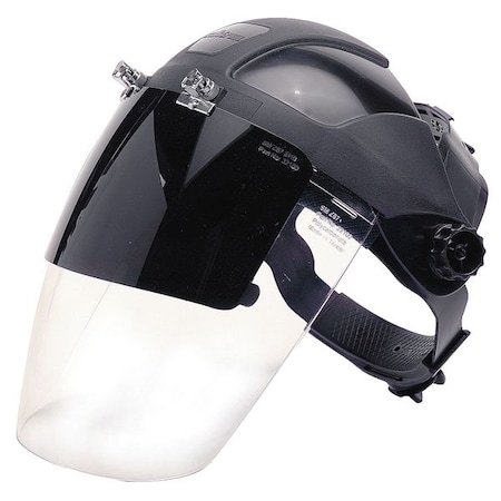 face shield clear flip zoro sellstrom lens window grainger faceshield ratchet assembly mfr