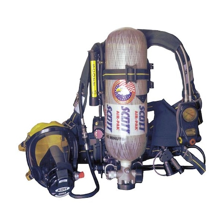 Scott Safety SCBA Cylinder, 4500 psi, 30 min., Gray 200128-01 | Zoro.com