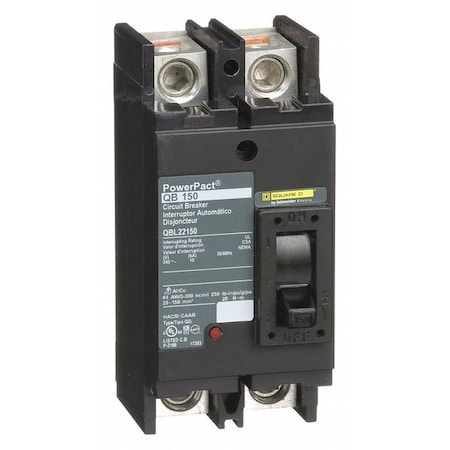 Square D 2P Standard Circuit Breaker 150A 240VAC QBL22150 | Zoro.com