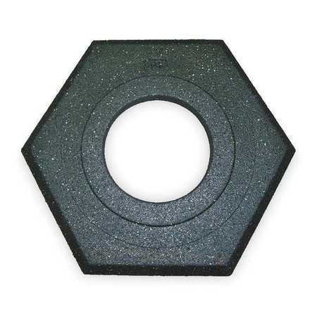 Trim Line Base, For Looper Top Channelizer Cones, 16 lb Weight, Recycled Rubber, 18 in Width, Black -  ZORO SELECT, 03-752-16