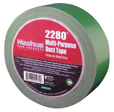 Duct Tape,48mm x 55m,9 mil,Green -  NASHUA