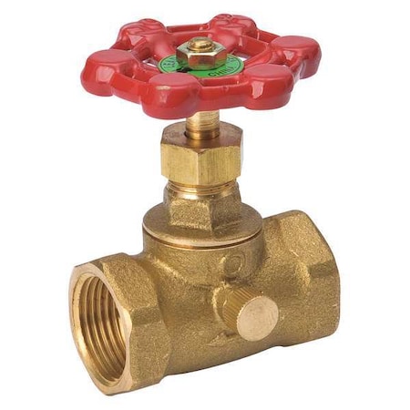 Value Brand Stop and Waste Valve, Brass, IPS, 1/2 in. 105-103NL | Zoro.com