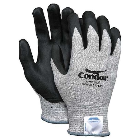 Condor 30Yp36 Cut Resistant Coated Gloves, A2 Cut Level, Foam Nitrile, Xl,  1 Pr