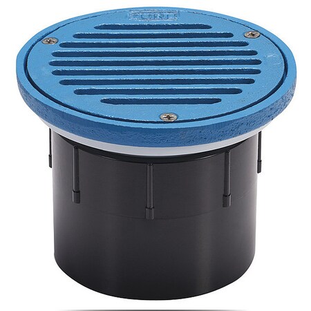 Zurn Fd2208 Ab3 3 Pipe Dia Cast Iron Abs Adjustable Floor Drain