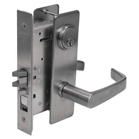 Corbin Lever Lockset, Mechanical, Entrance ML2051 NSM 626 | Zoro.com