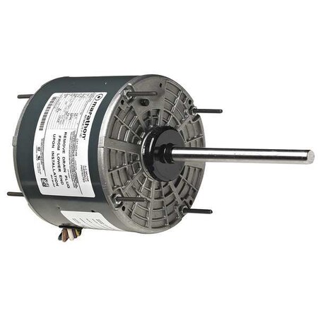 Marathon Motors Condenser Fan Motor, 1/6 HP, 1075 rpm, 60Hz 048A11T2008 ...